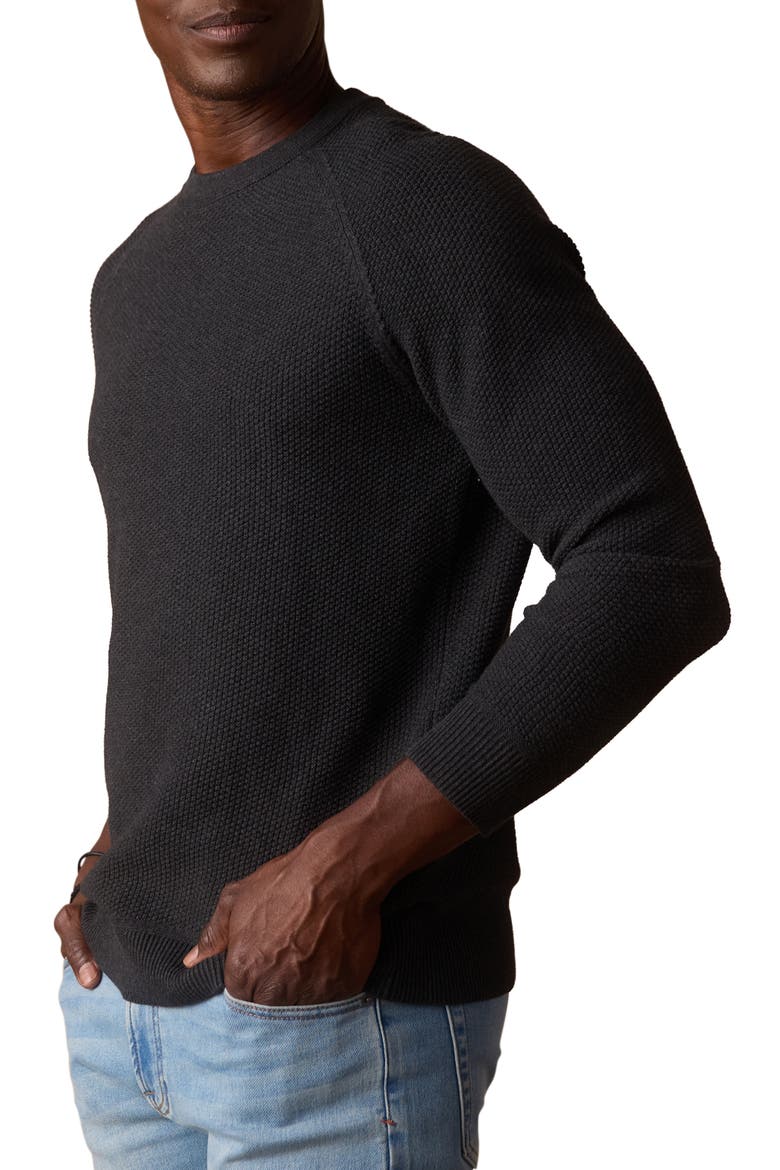 Coolmax Cotton Blend Sweater, Alternate, color, CHARCOAL