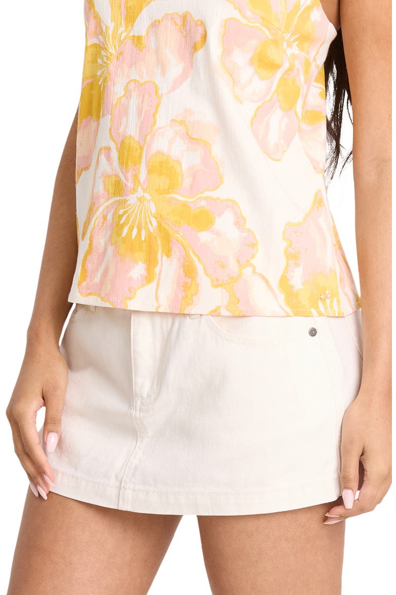 Micro Moment Denim Skort, Alternate, color, SALT CRYSTAL