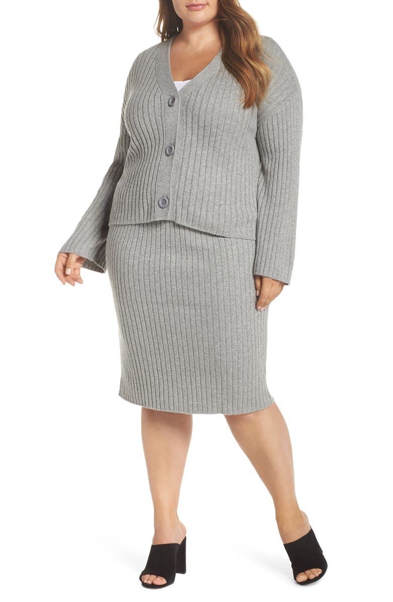Leith Rib Knit Cardigan, Alternate, color,