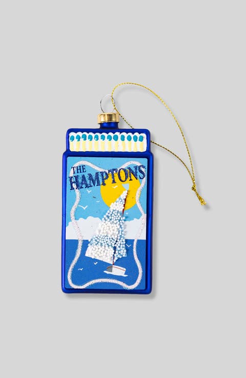 Matchbook Ornament - Hamptons