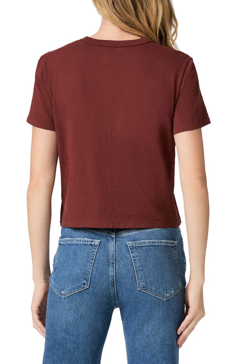 Rhodes Cotton Crewneck T-Shirt, Alternate, color, GARNET