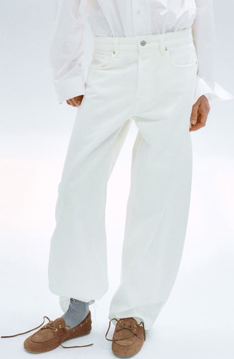 Mid Rise Balloon Jeans