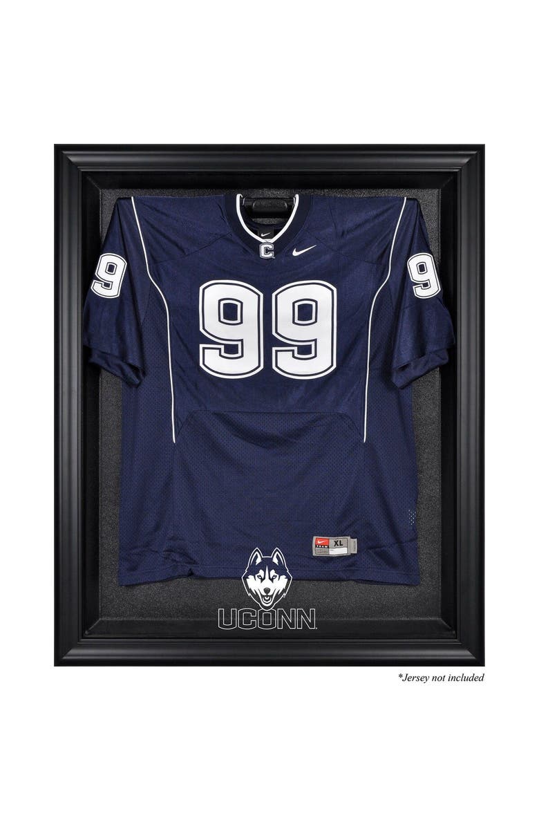 FANATICS AUTHENTIC UConn Huskies Black Framed Logo Jersey Display Case, Main, color, 