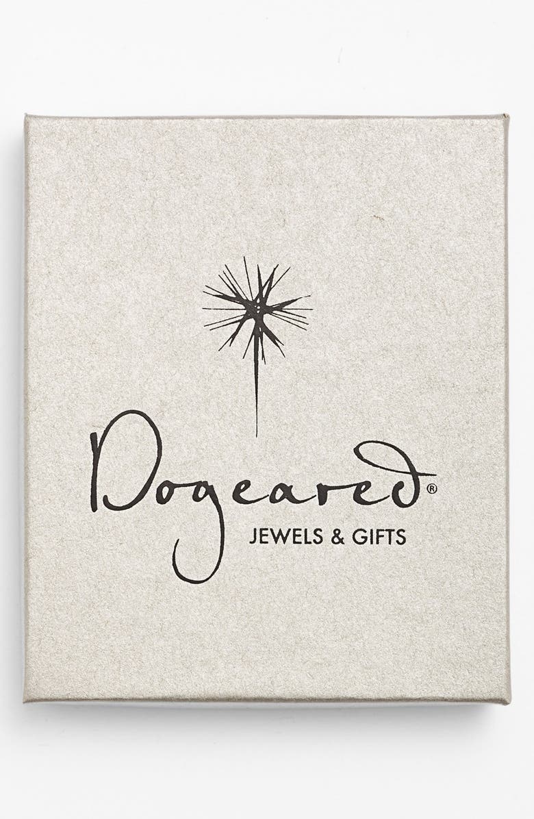 Dogeared 'Reminder - You Are Mighty' Pyramid Pendant Necklace, Alternate, color, 