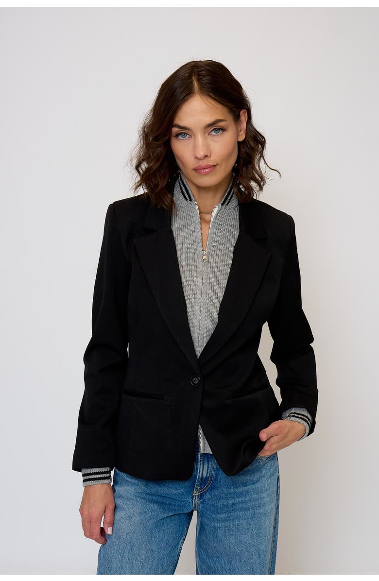 Central Park West Women's Maribel Ponte Blazer With Dickey, Main, color,