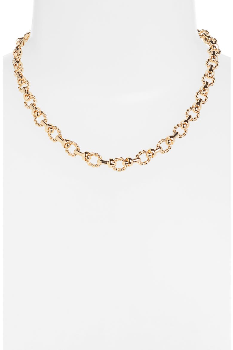 Demi Fine Chain Necklace, Alternate, color, 14K GOLD PLATED