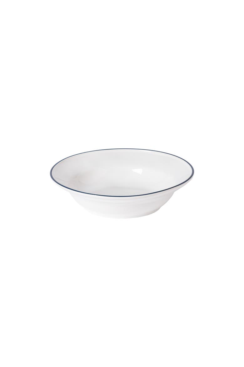 Beja Set/6 pasta plates, Main, color, White & blue