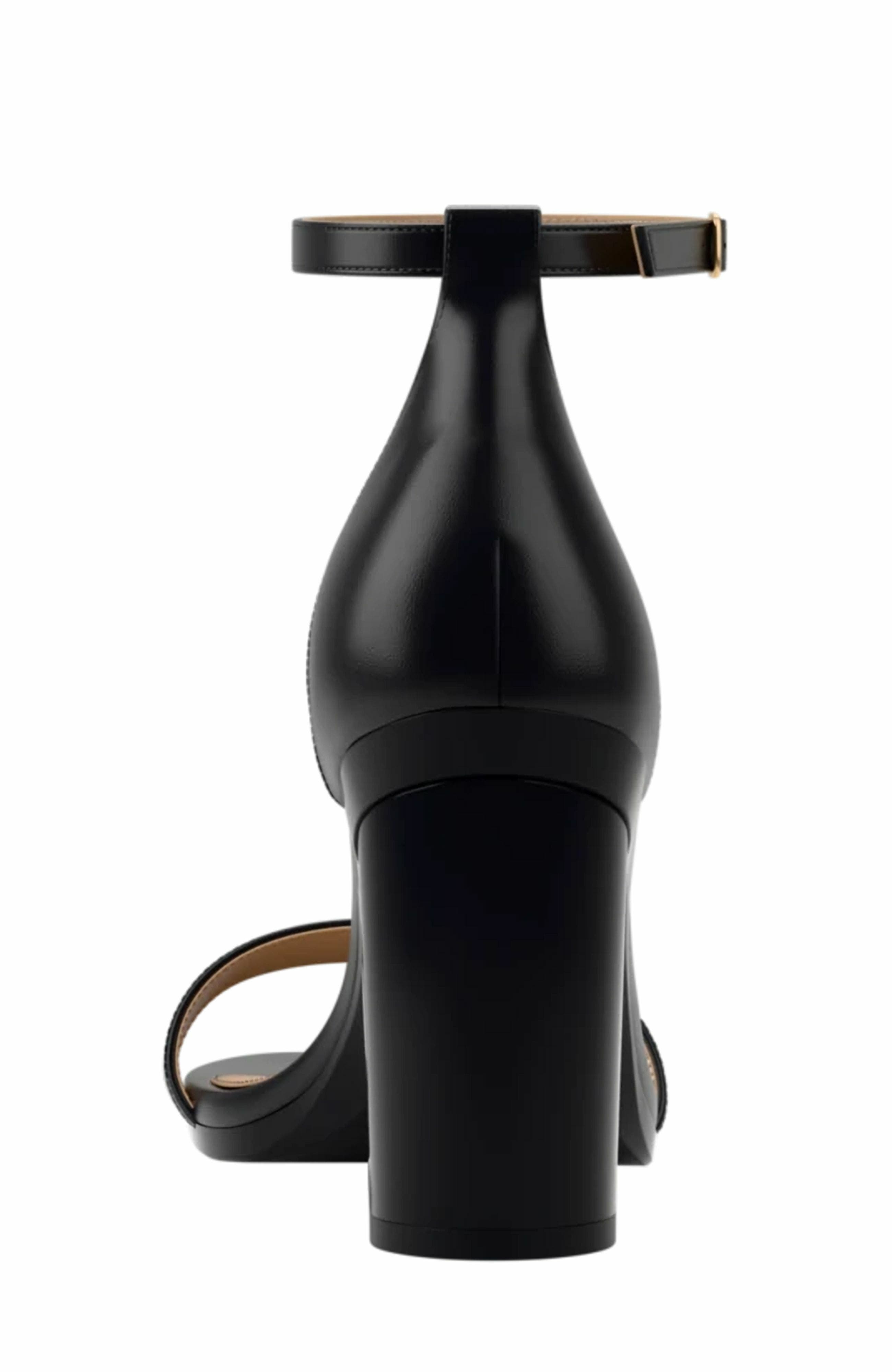 Pashion Footwear The Pashionista 4" Block Heel, Alternate, color, Coal Leather