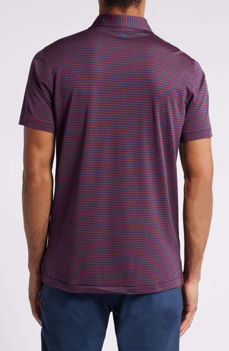 Peter Millar Mood Stripe Performance Mesh Polo, Alternate, color, 
