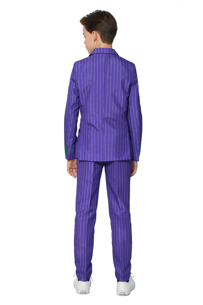 Kids' The Joker Two-Piece Suit with Tie, Alternate, color, PURPLE