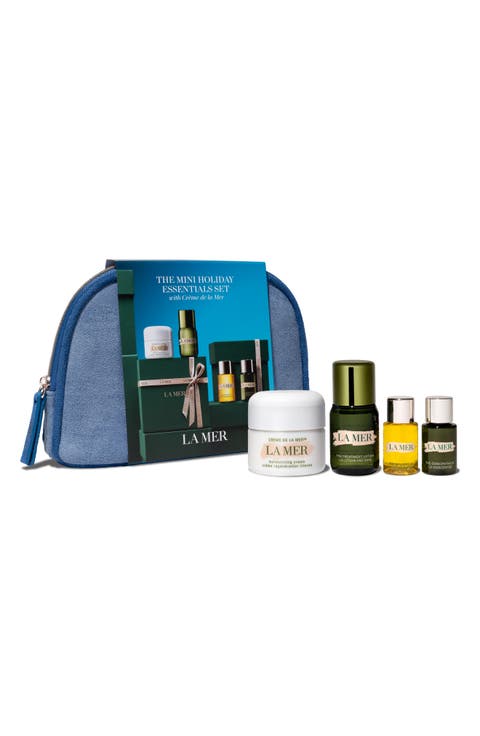 Mini Holiday Essentials Skincare Gift Set with Creme de La Mer $195 Value