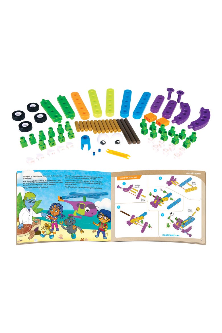 Kids' First Aircraft Engineering Kit, Alternate, color, GREEN MULTI