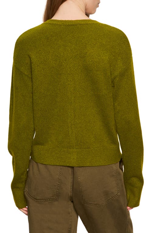 Sanctuary Must-have Crew-neck Cardigan Sweater In Green