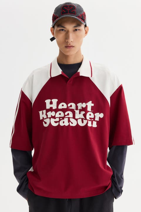 Oversized Fit Polo Shirt
