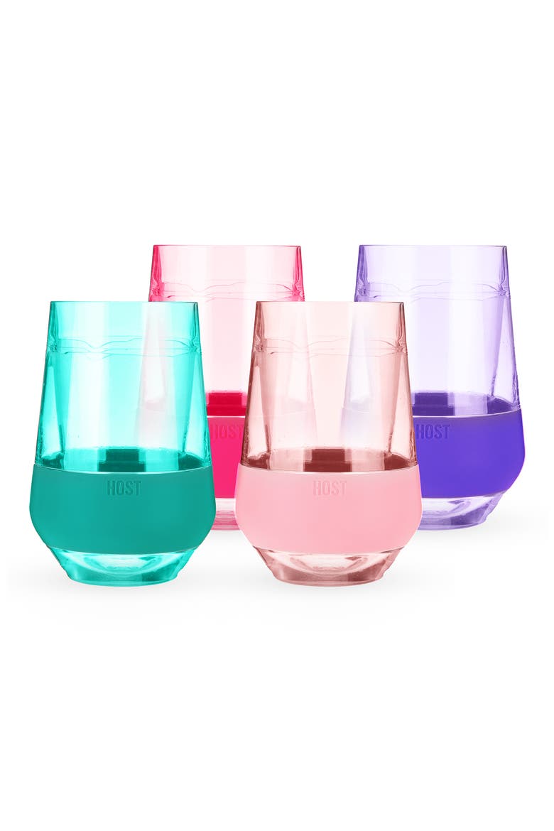 Wine FREEZE XL Cooling Cup Set of 4, Main, color, TINTED