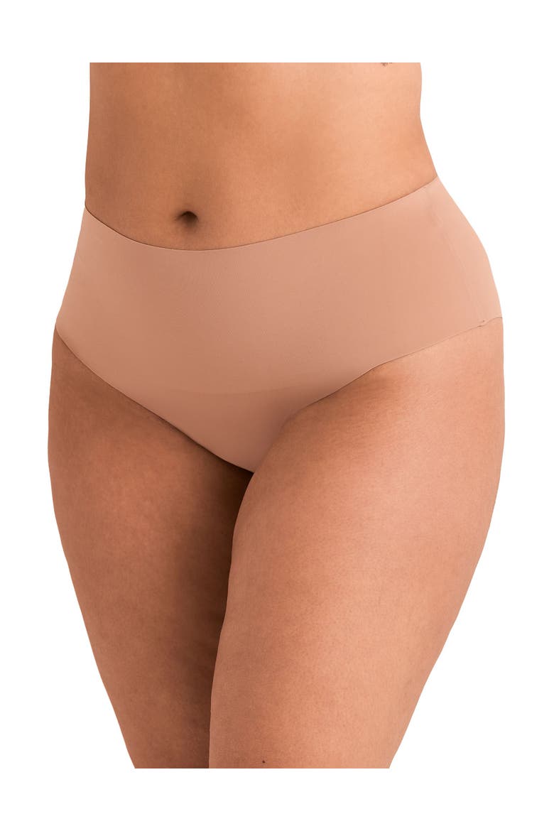 Trista High Cut Panties, Main, color, Medium beige