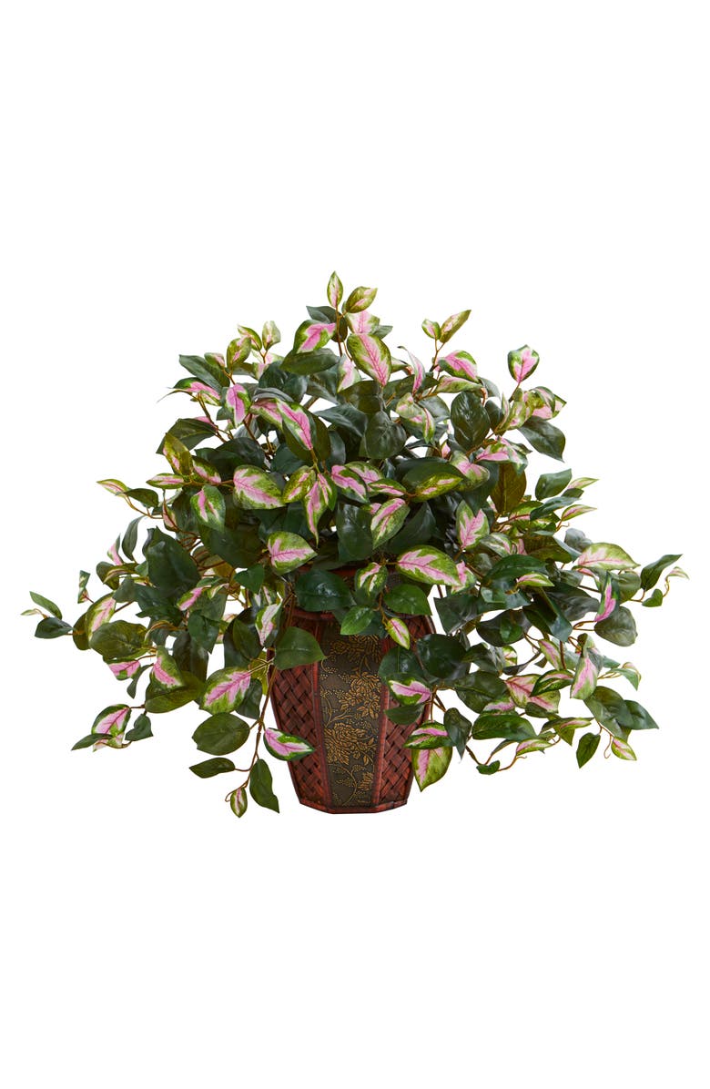 NEARLY NATURAL Hoya Artificial Plant in Decorative Planter, Main, color, Green