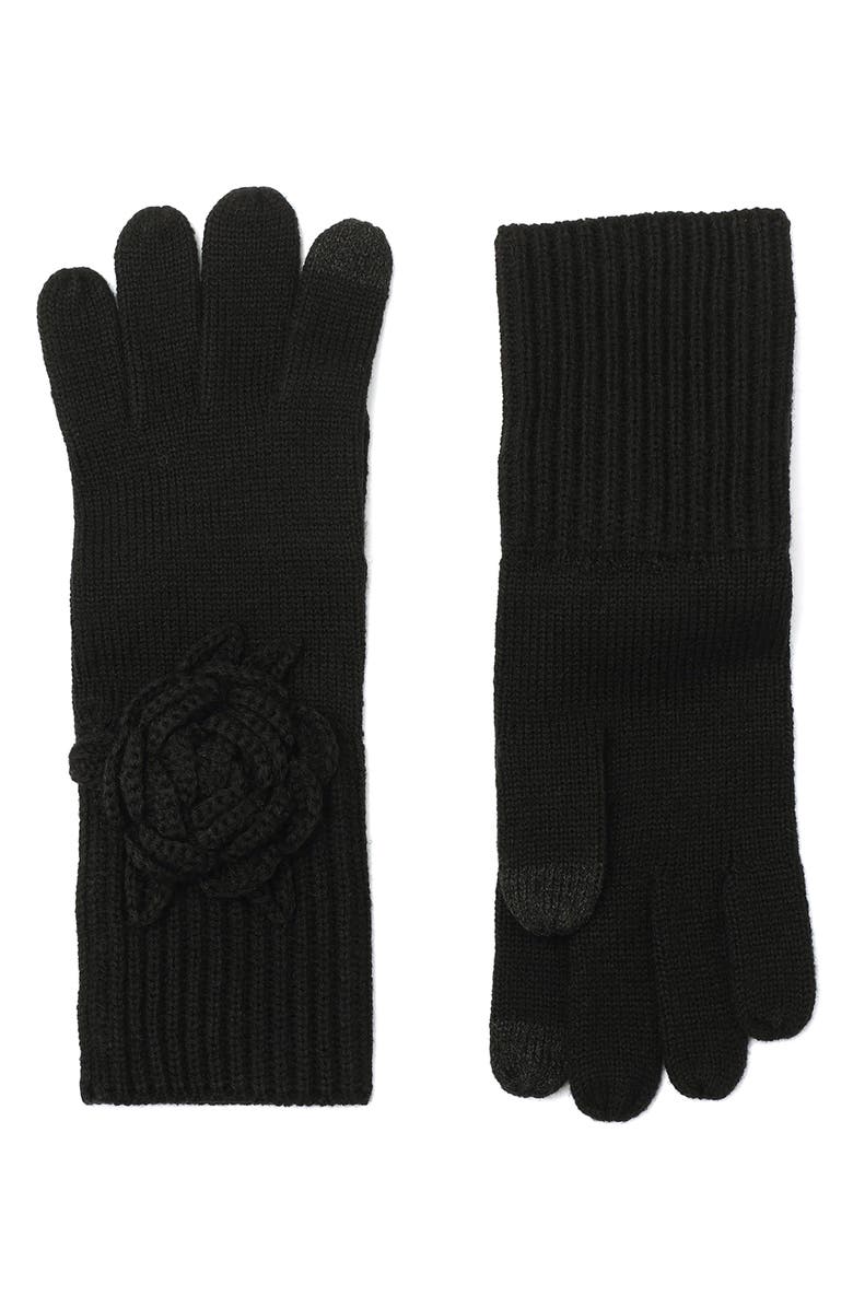 Kate Spade New York park roses gloves, Alternate, color,