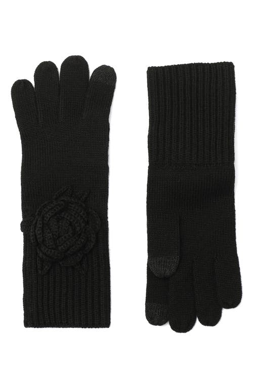 Kate Spade New York Park Roses Gloves In Brown