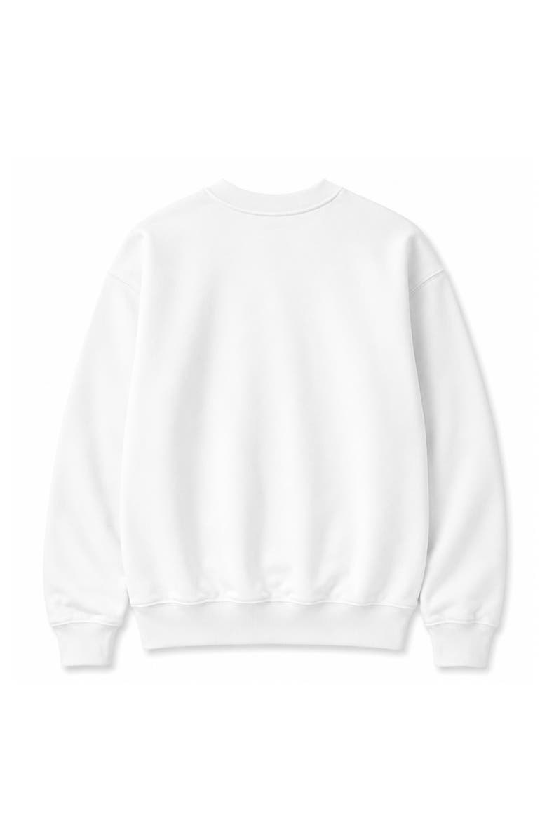 Bits & Bows USA Soccer Club Crewneck Sweatshirt, Alternate, color, White