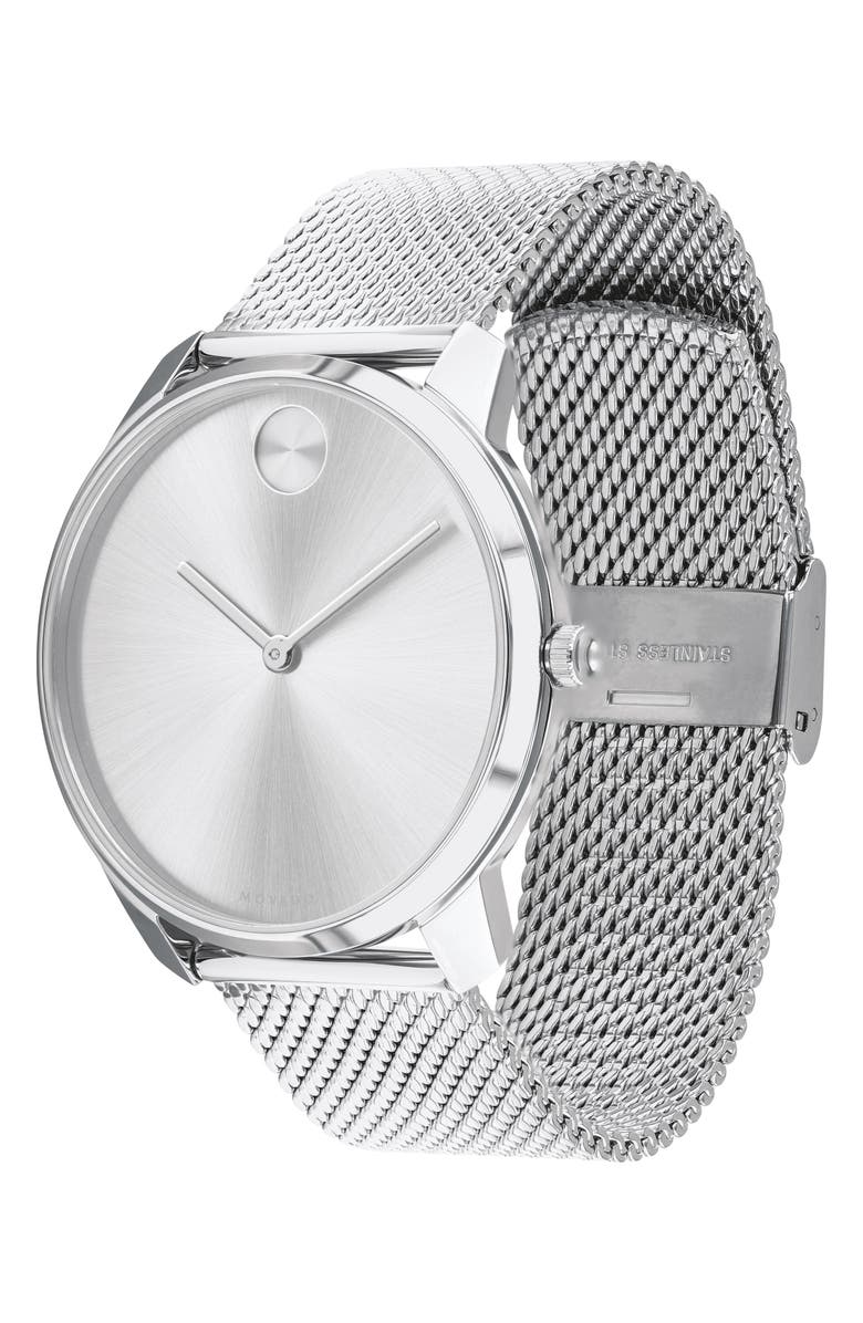 Movado Bold Mesh Bracelet Watch, 42mm, Alternate, color,