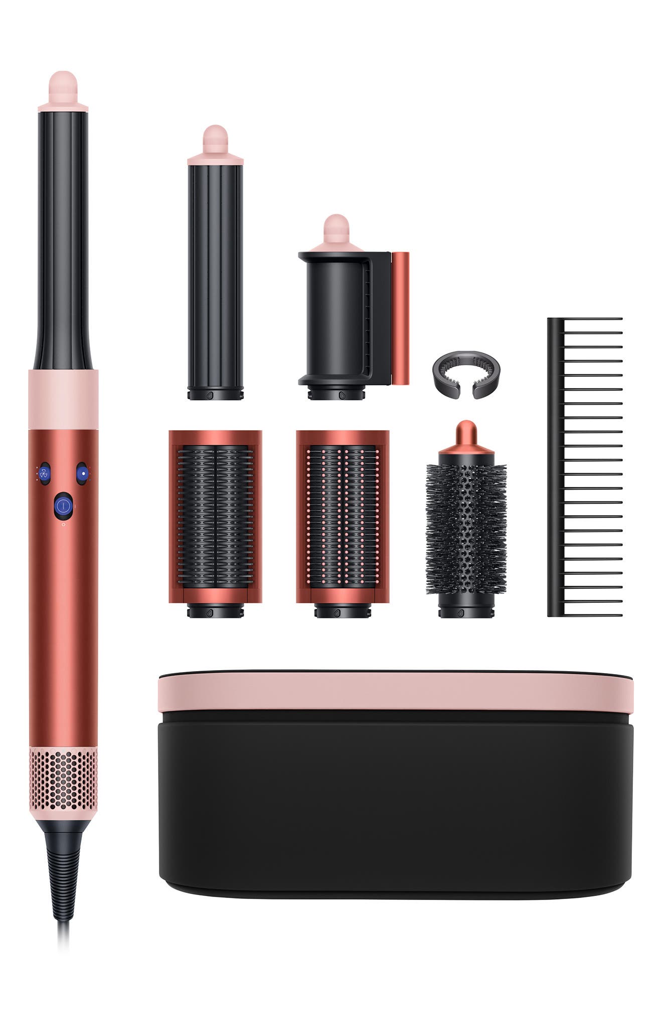 Dyson Special Edition Airwrap Multi-Styler Complete Long in Strawberry Bronze $625 Value in Strawberry Bronze & Blush Pink 