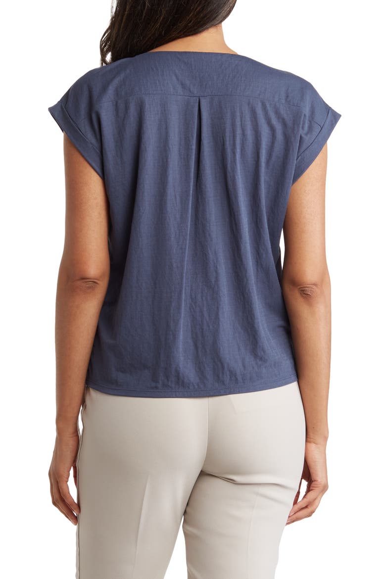 Dolman Sleeve Piqué T-Shirt, Alternate, color, INDIGO