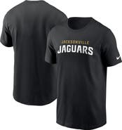 Nike Men's Nike Black Jacksonville Jaguars Primetime Wordmark Essential T-Shirt