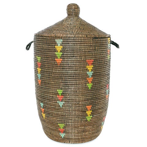 Prism Triangles Slender Laurel Hamper Basket