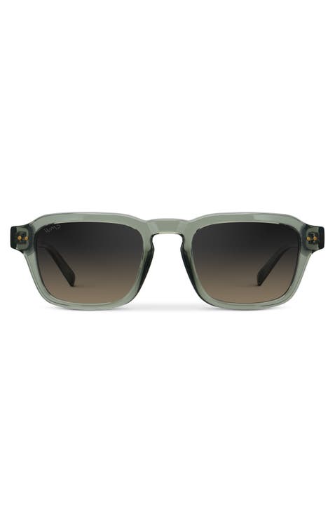 Morris - 49mm Rectangular Polarized Sunglasses