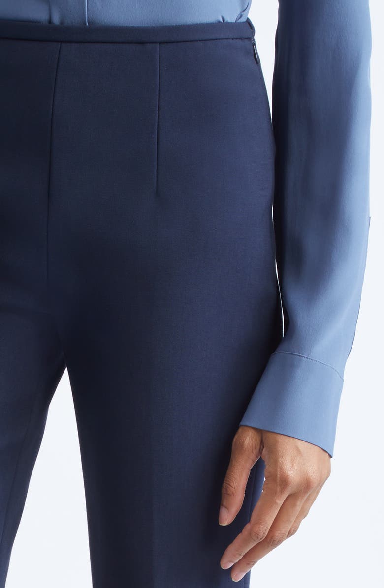 Michael Kors Collection Brooke Flare Pants, Alternate, color, Midnight