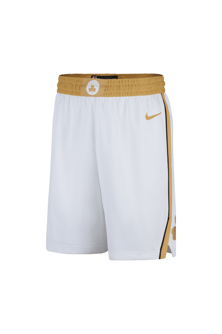 Men's Nike  White Boston Celtics 2025/26 City Edition Remix Dri-FIT Swingman Shorts, Alternate, color, White