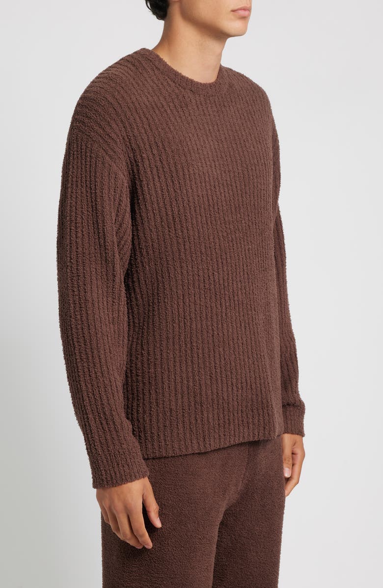 UGG<sup>®</sup> Ryatt Rib Sweatshirt, Alternate, color, Cola