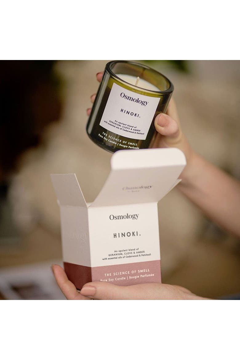 Hinoki Scented Candle, Alternate, color, black
