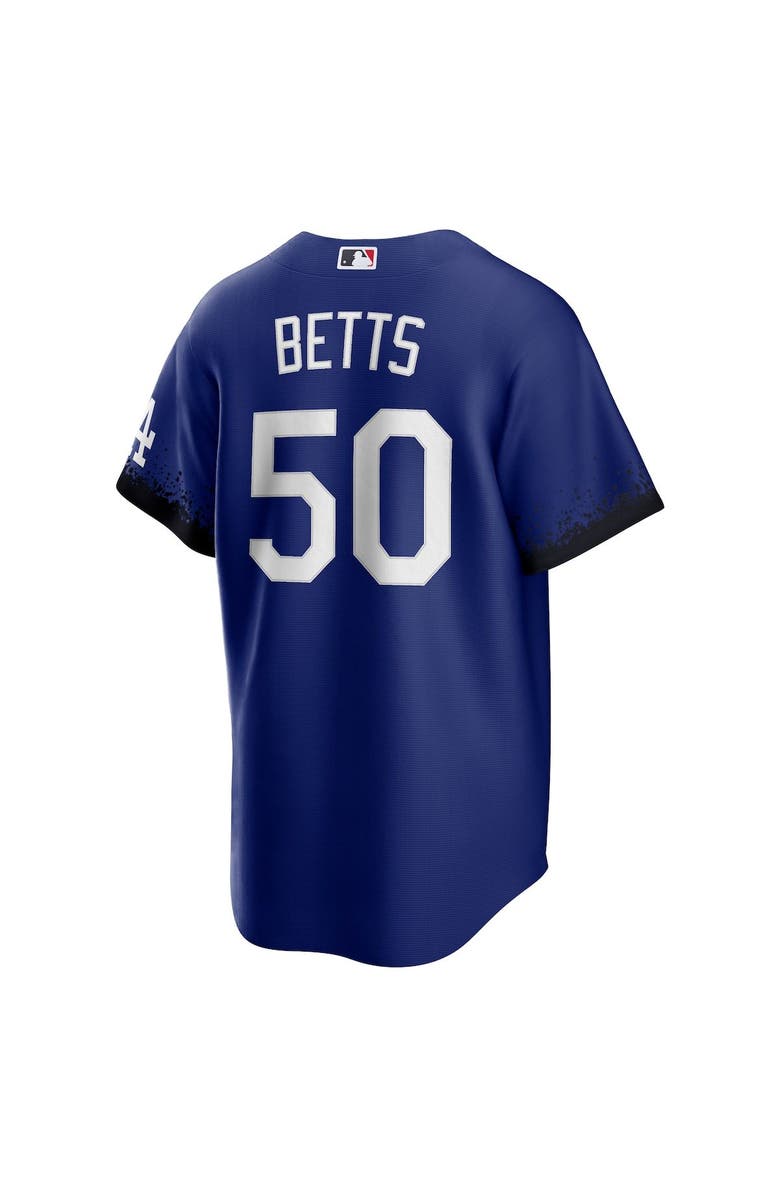 Nike Men's Nike Mookie Betts Royal Los Angeles Dodgers City Connect Replica Player Jersey, Alternate, color,