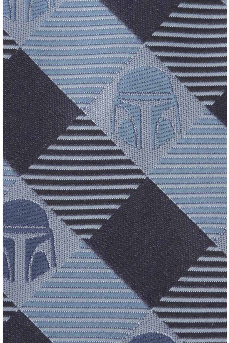 Star Wars™ Mandalorian Check Tie, Alternate, color, BLUE
