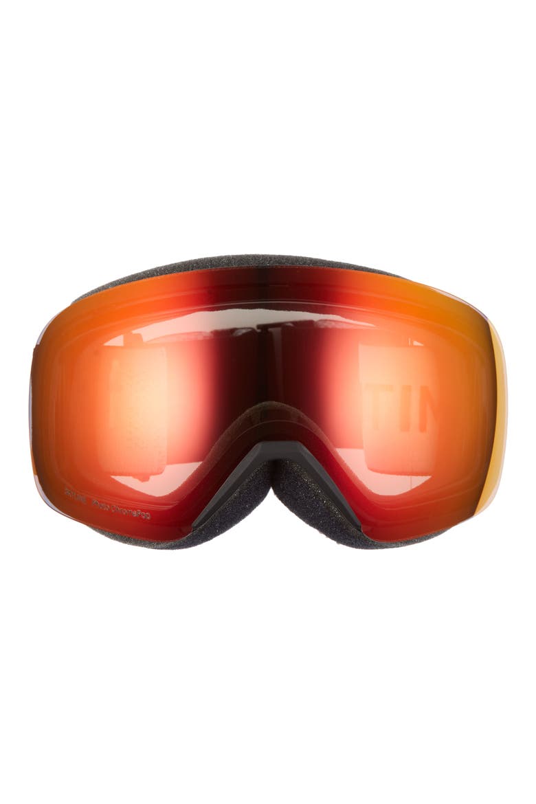 Skyline 205mm Special Fit ChromaPop Snow Goggles, Main, color, BLACK/ RED MIRROR