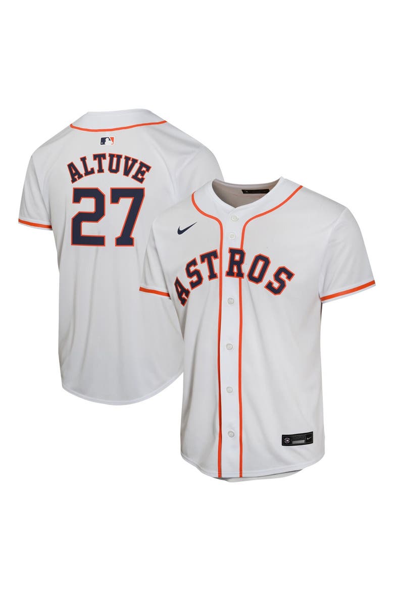 Youth Nike Jose Altuve White Houston Astros Home Game Player Jersey, Main, color, White