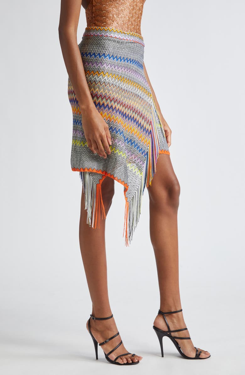 Missoni Chevron Knit Wrap Skirt, Alternate, color, 