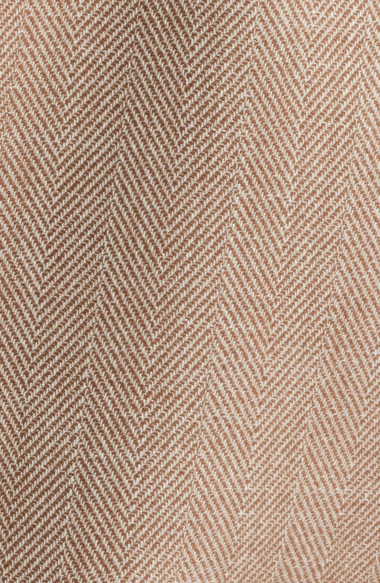 Anne Klein Herringbone Vest, Alternate, color, Rust Multi