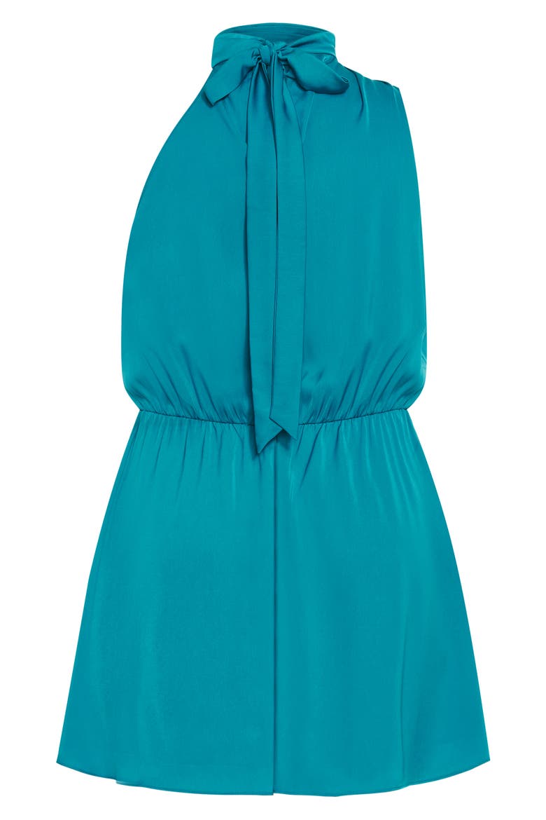 Kiana Sleeveless Playsuit, Alternate, color, AQUA
