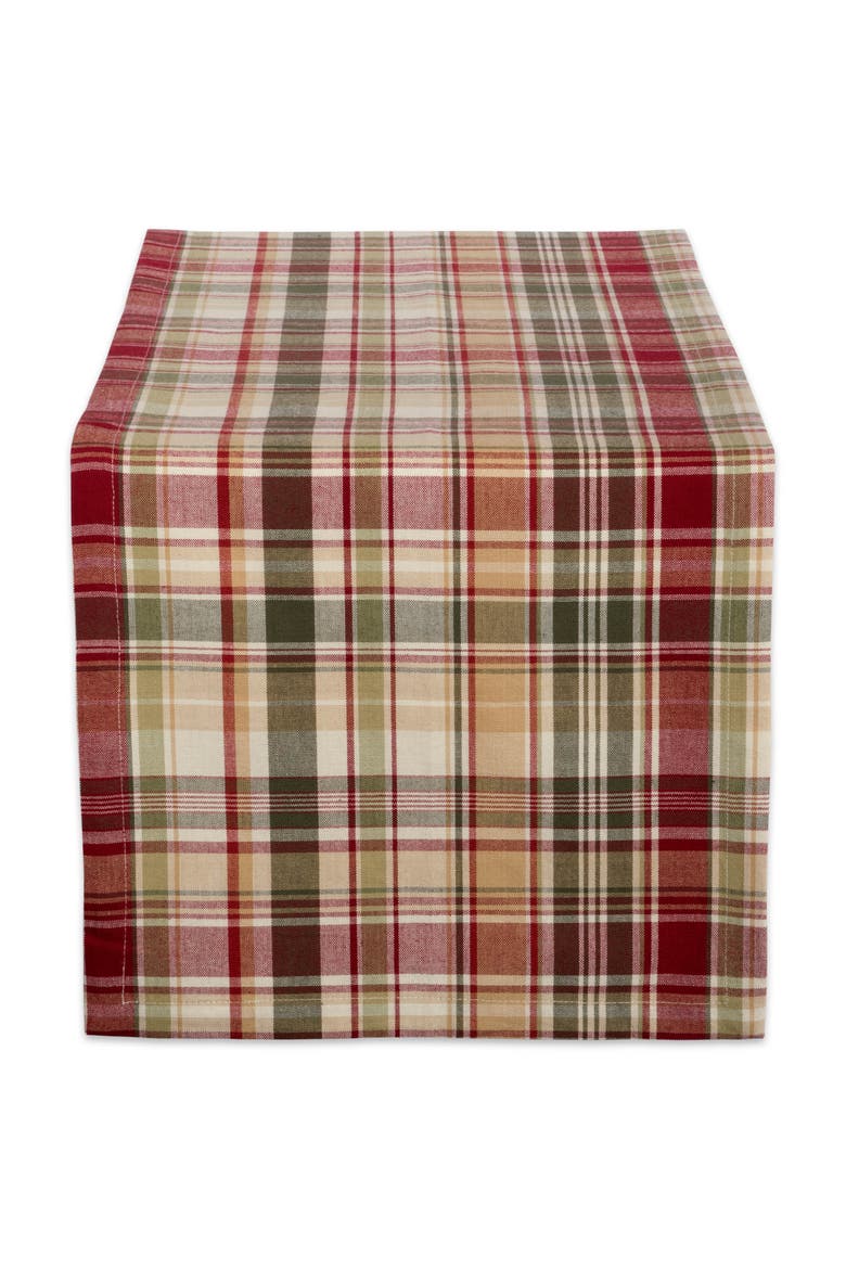 Give Thanks Plaid Table Runner, Main, color, Give Thanks