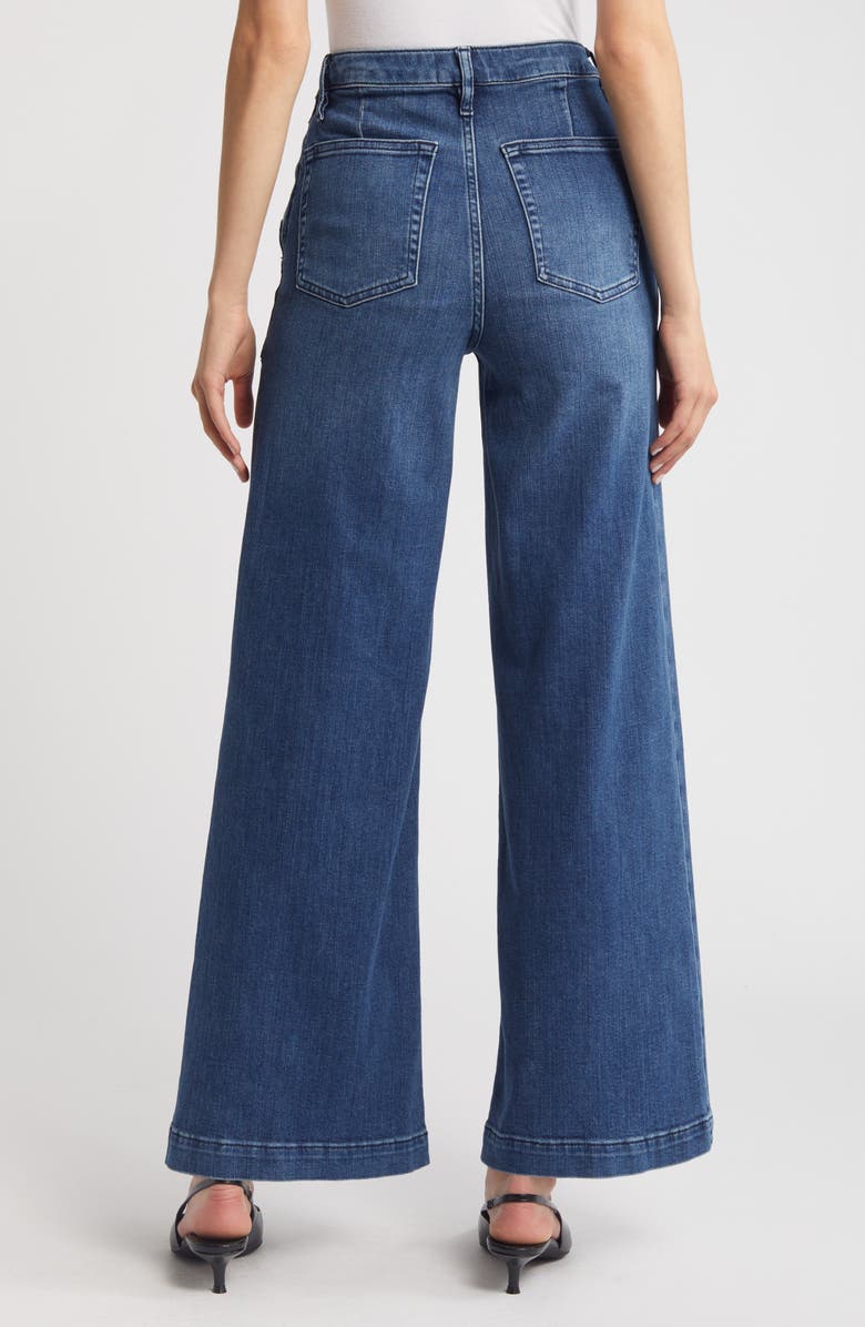 FRAME Francoise Wide Leg Jeans, Alternate, color, 