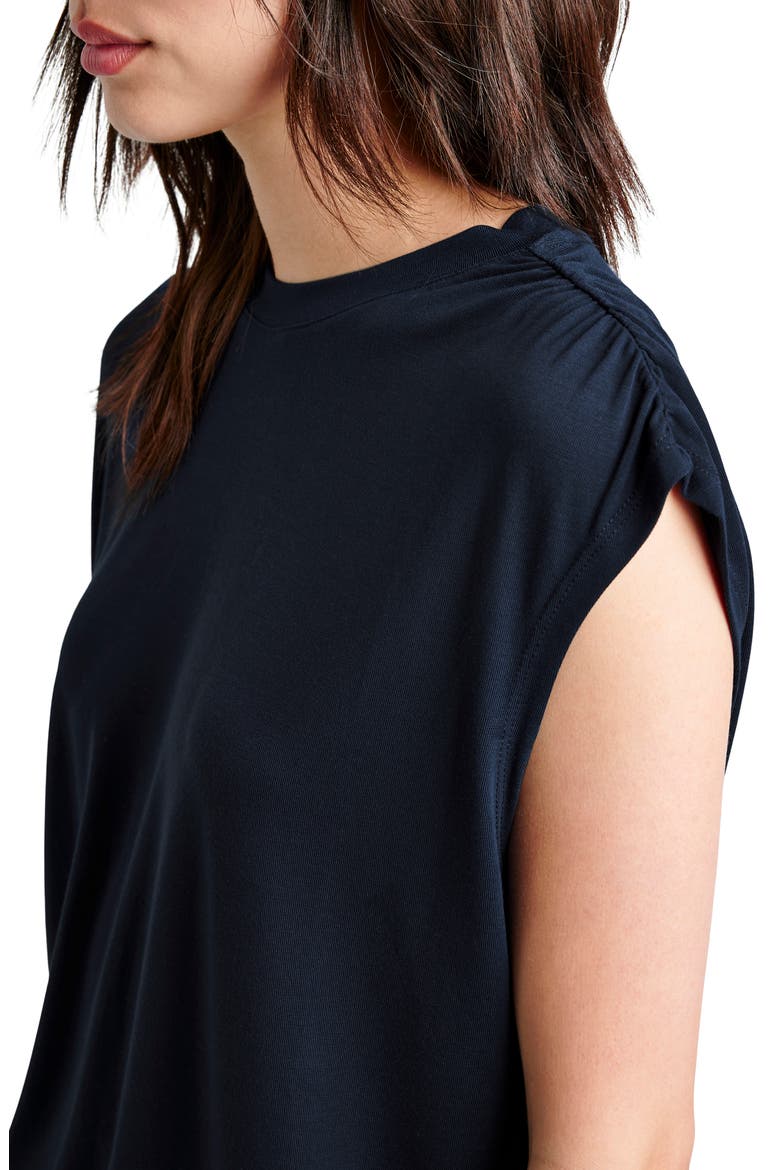 Ruched T-Shirt, Alternate, color, NAVY