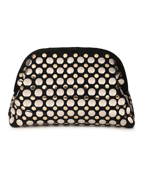 Aya Raffia Crochet Frame Clutch