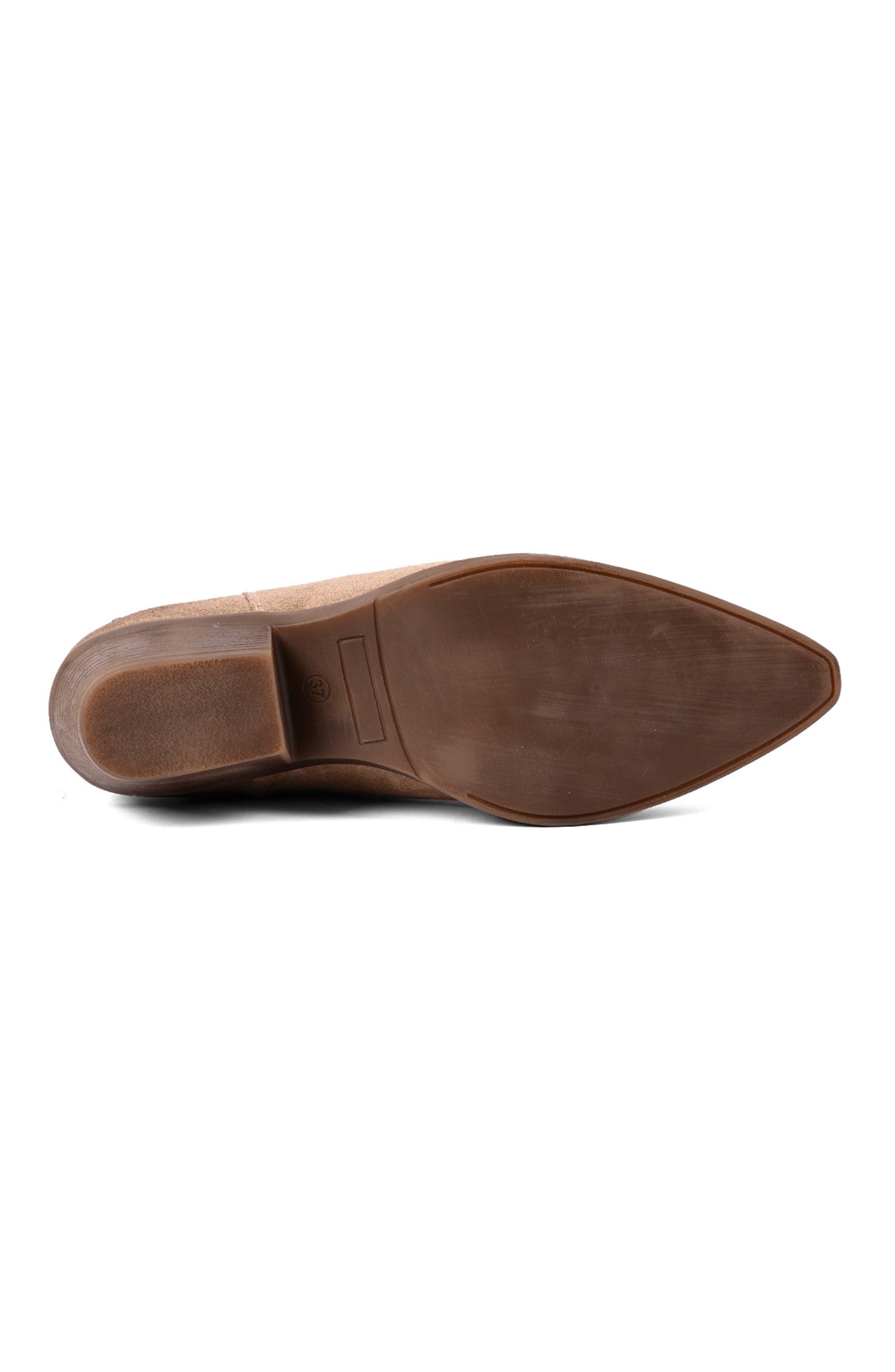 Discussion Western Boot, Alternate, color, Beige Suede