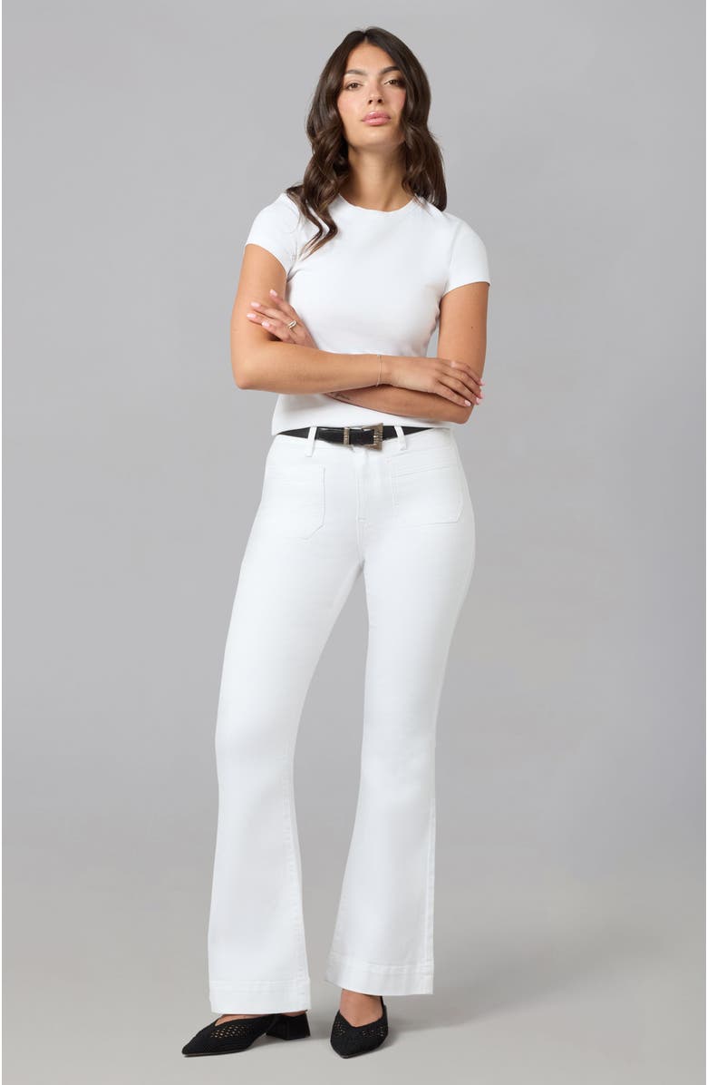 Lola Jeans Alice High Rise Flare Jeans, Alternate, color, White
