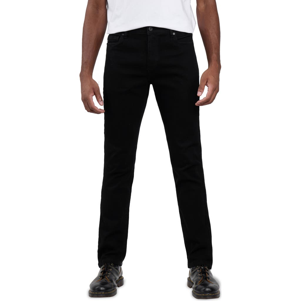 Spring + Mercer Super Soft Slim Fit Jeans In Black