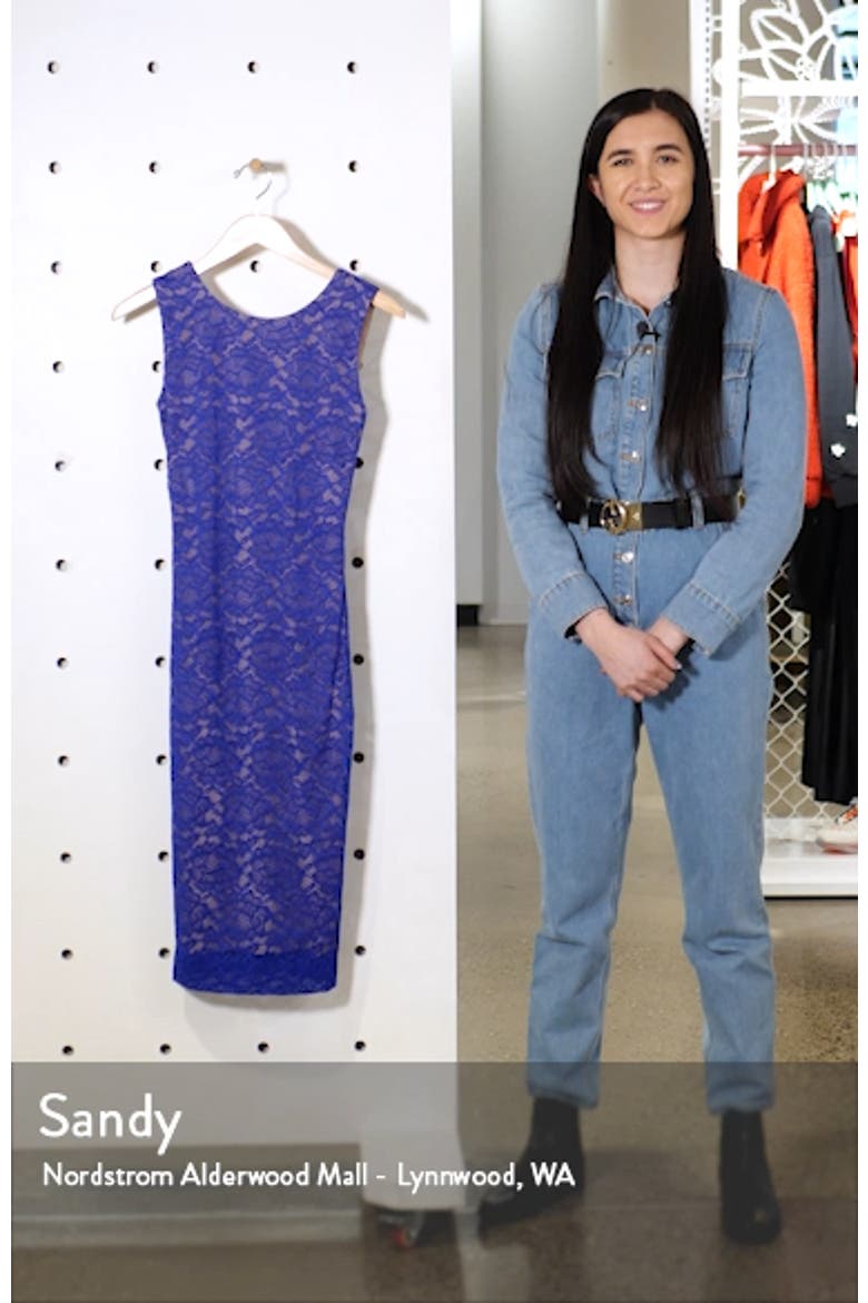 Kendra Embroidered Lace Body-Con Dress video