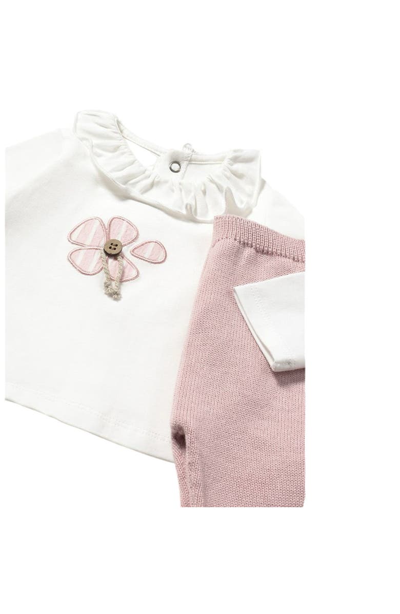 Mayoral 3-Piece Sakura Outfit Set, Alternate, color, Sakura